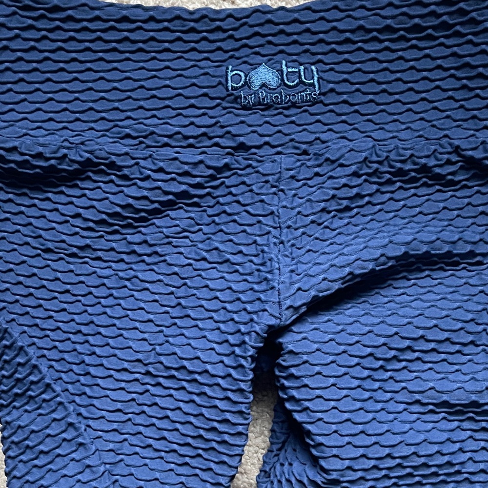 Booty by Brabants Navy Textured Leggings